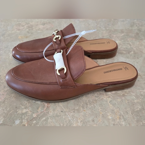 Johnston & Murphy Ali Bit Mule Cognac  Size 10 M - Picture 2 of 8